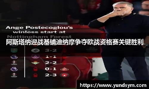 阿斯塔纳迎战基铺迪纳摩争夺欧战资格赛关键胜利